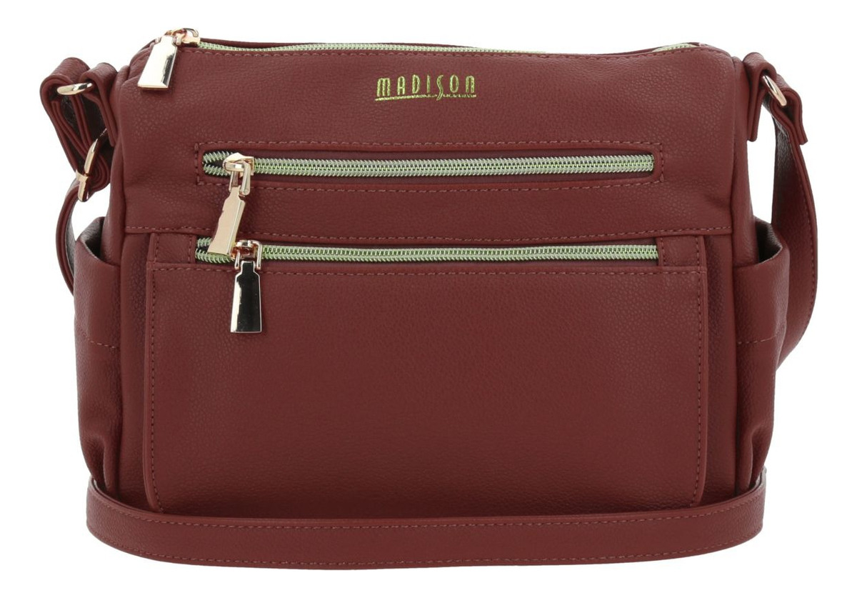 Bolso Hombro Chenson Madison Modelo Floresiamd25110-m Marron