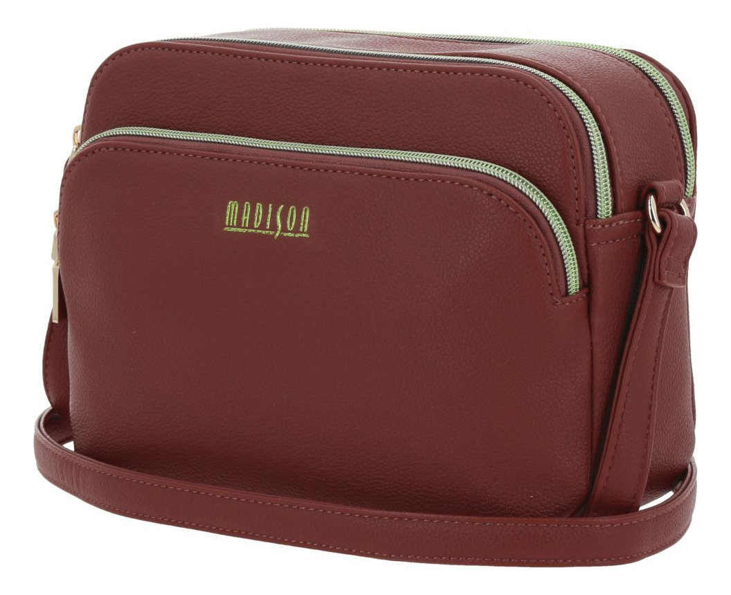 Bolso Hombro Chenson Madison Modelo Floresiamd25114-m Marron 4
