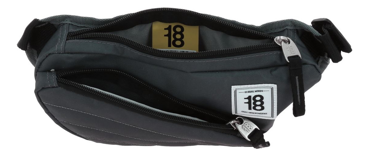 Cangurera Chenson Original Modelo Guru 1818 1866553-2 Gris 5