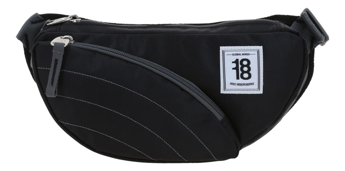 Cangurera Chenson Original Modelo Guru 1818 1866553-3 Negro