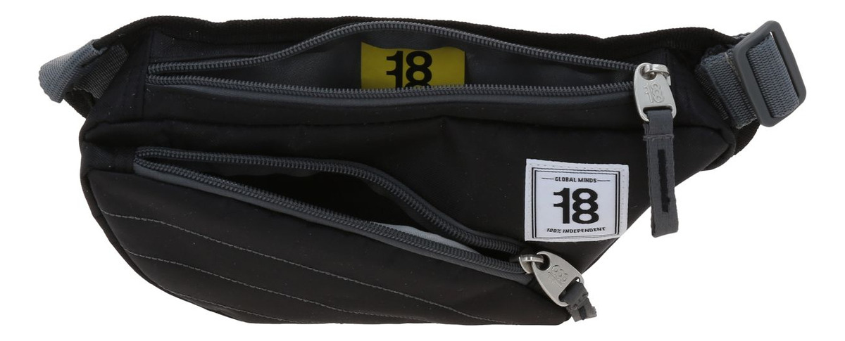 Cangurera Chenson Original Modelo Guru 1818 1866553-3 Negro 4