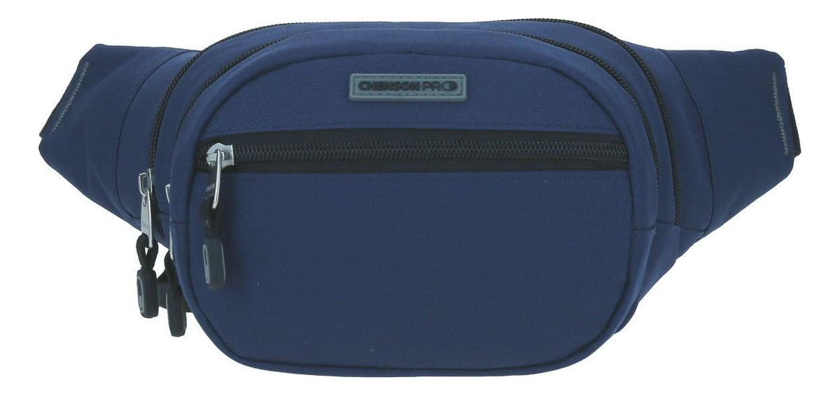 Cangurera Chenson Pro Viaje Raze Unisex Azul Chico Doble Com
