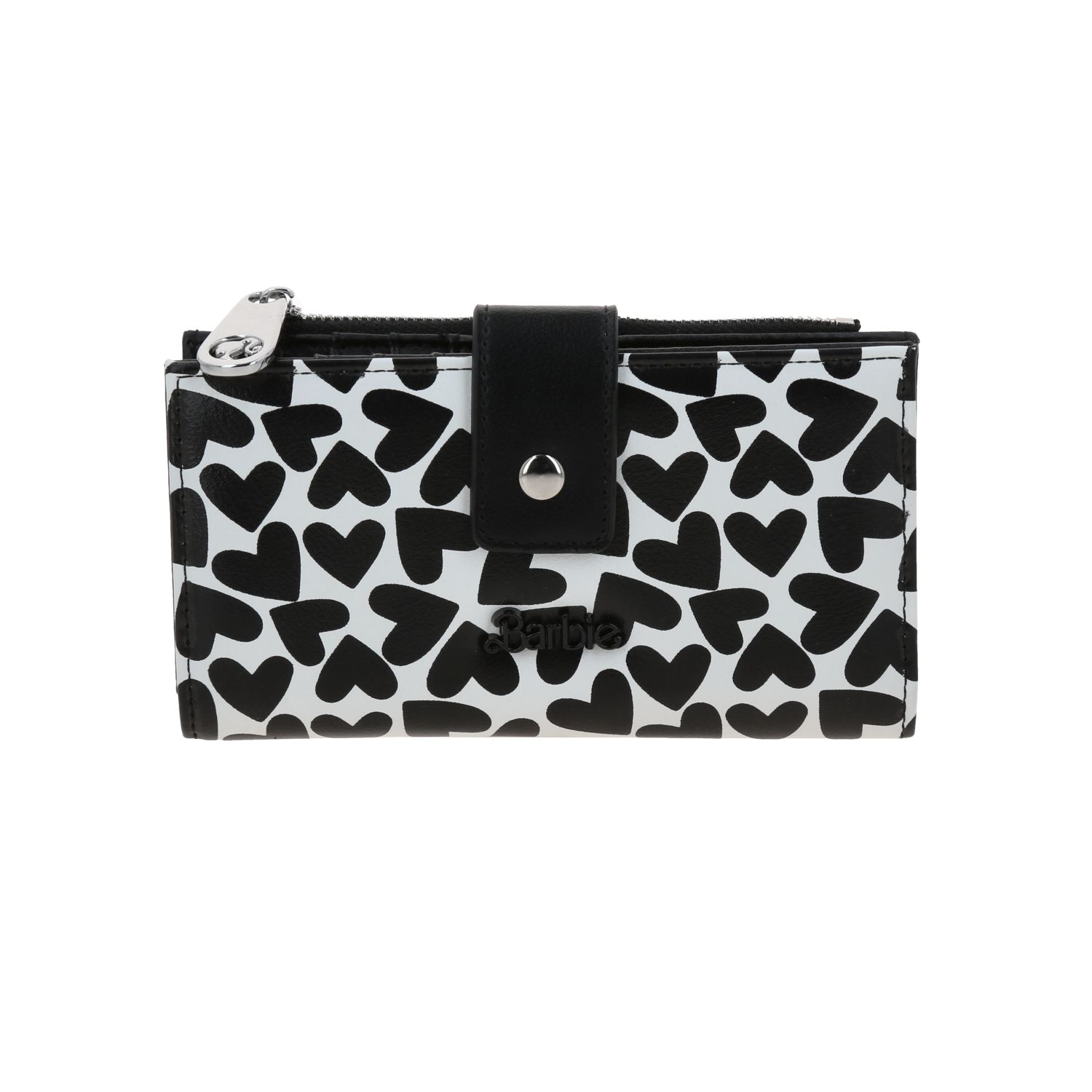 Cartera Barbie by Chenson negra para dama con monedero y tarjetero