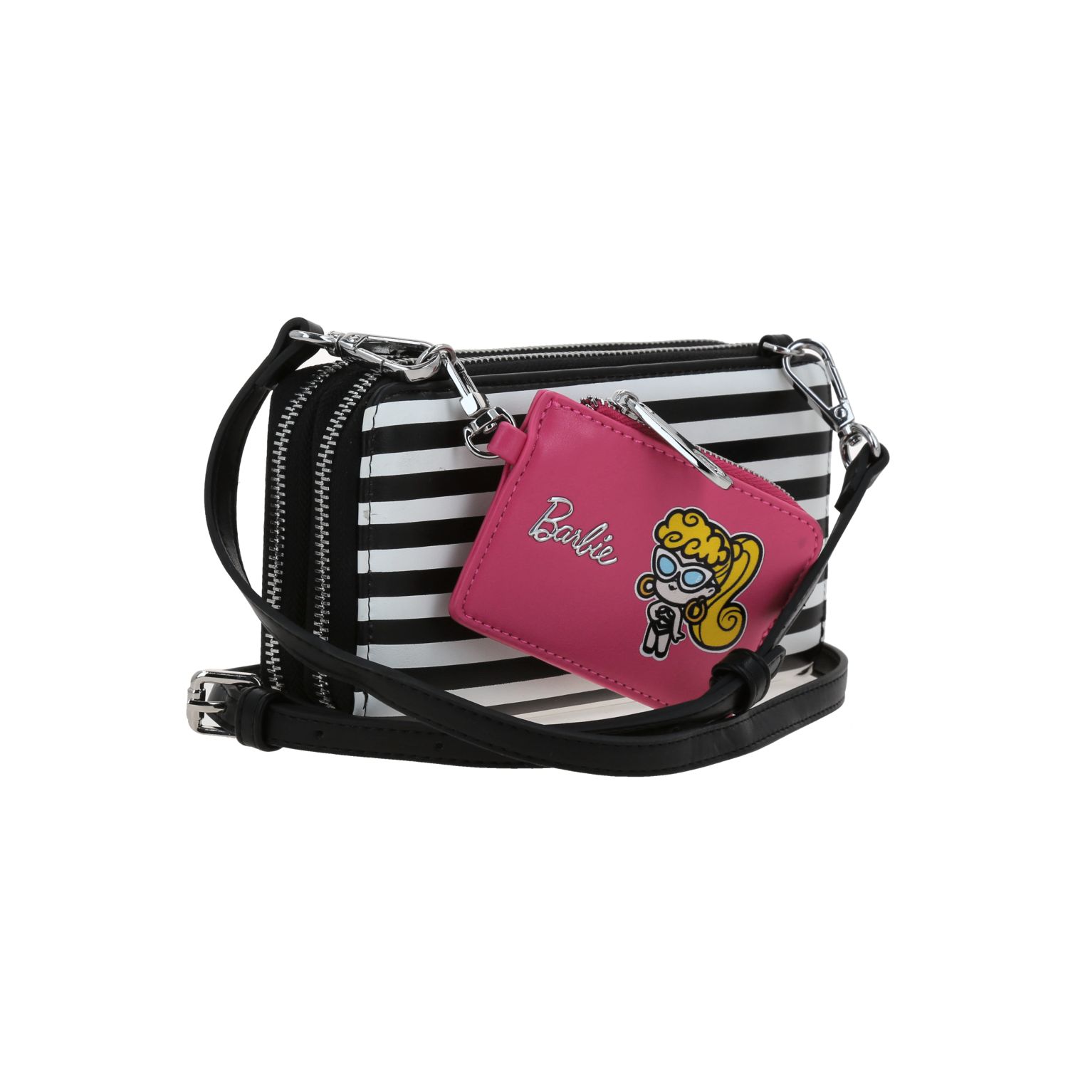 Cartera Barbie by Chenson Negra para Mujer – Billetera Cuádruple Elegante 3