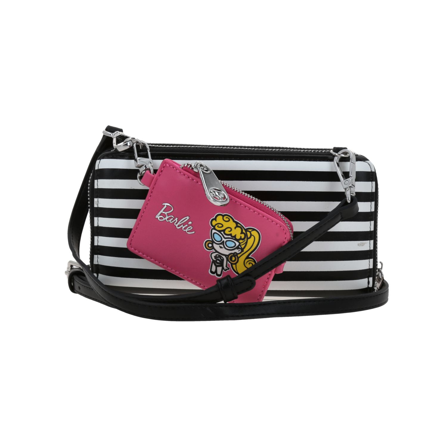 Cartera Barbie by Chenson Negra para Mujer – Billetera Cuádruple Elegante 4