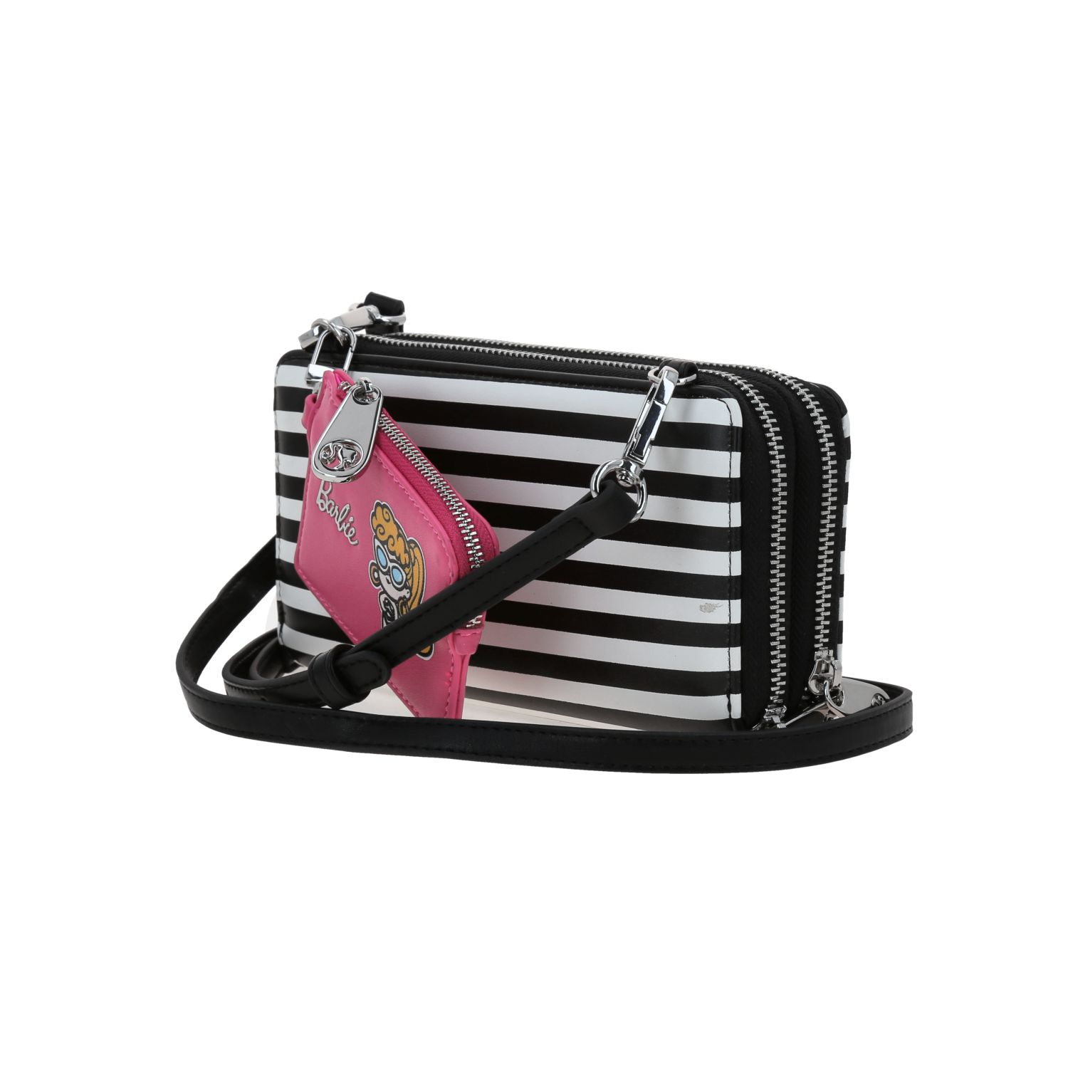 Cartera Barbie by Chenson Negra para Mujer – Billetera Cuádruple Elegante 5