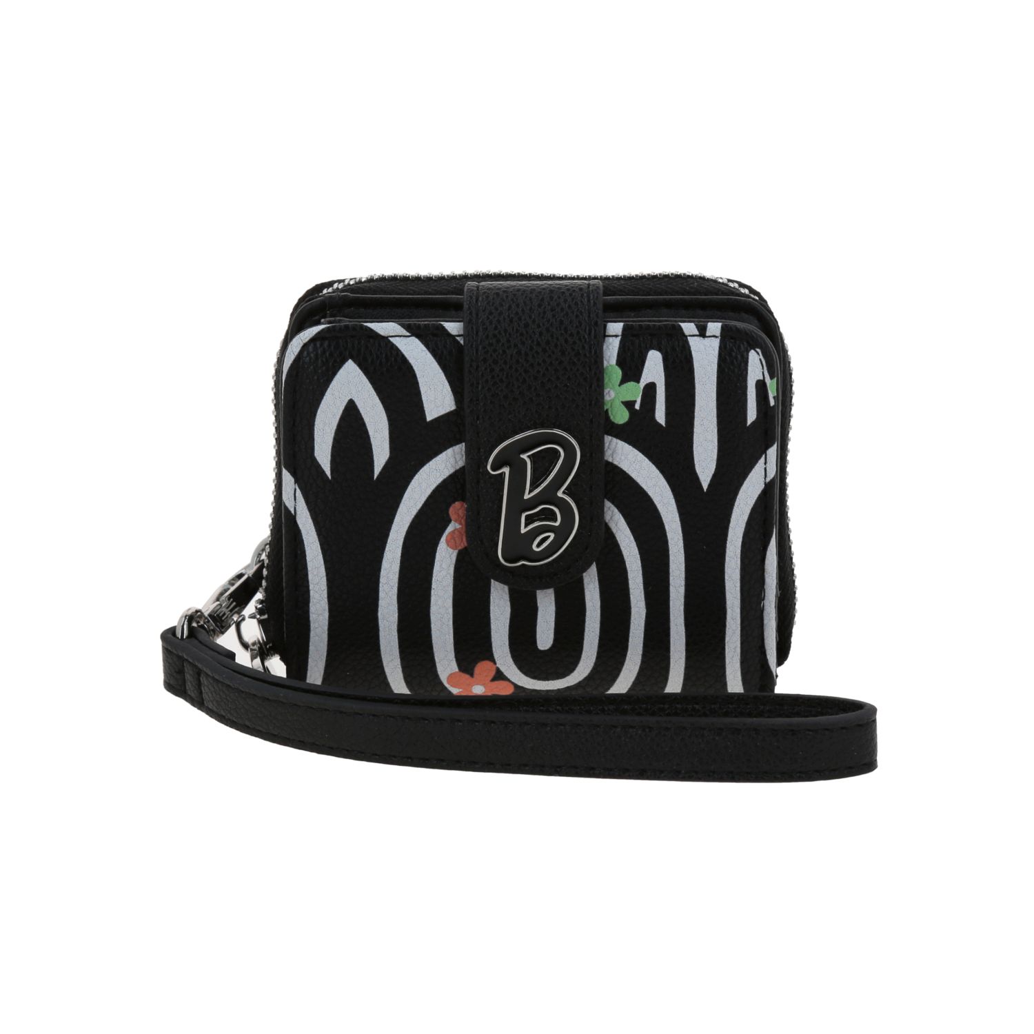 Cartera Barbie by Chenson negra para mujer con múltiples compartimentos