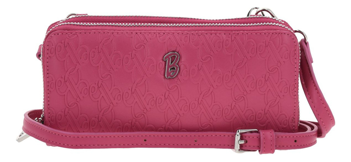 Cartera Barbie Gorett America Br25003-p Color Rosa Diseño De La Tela Monograma