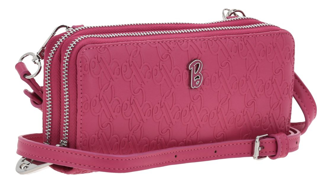 Cartera Barbie Gorett America Br25003-p Color Rosa Diseño De La Tela Monograma 2