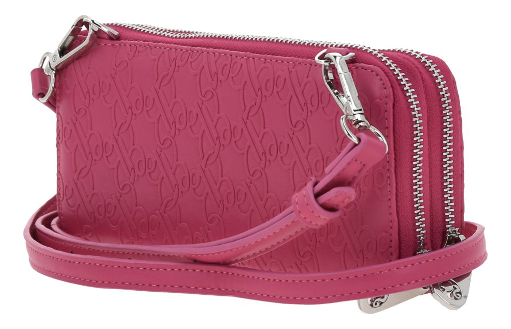 Cartera Barbie Gorett America Br25003-p Color Rosa Diseño De La Tela Monograma 4