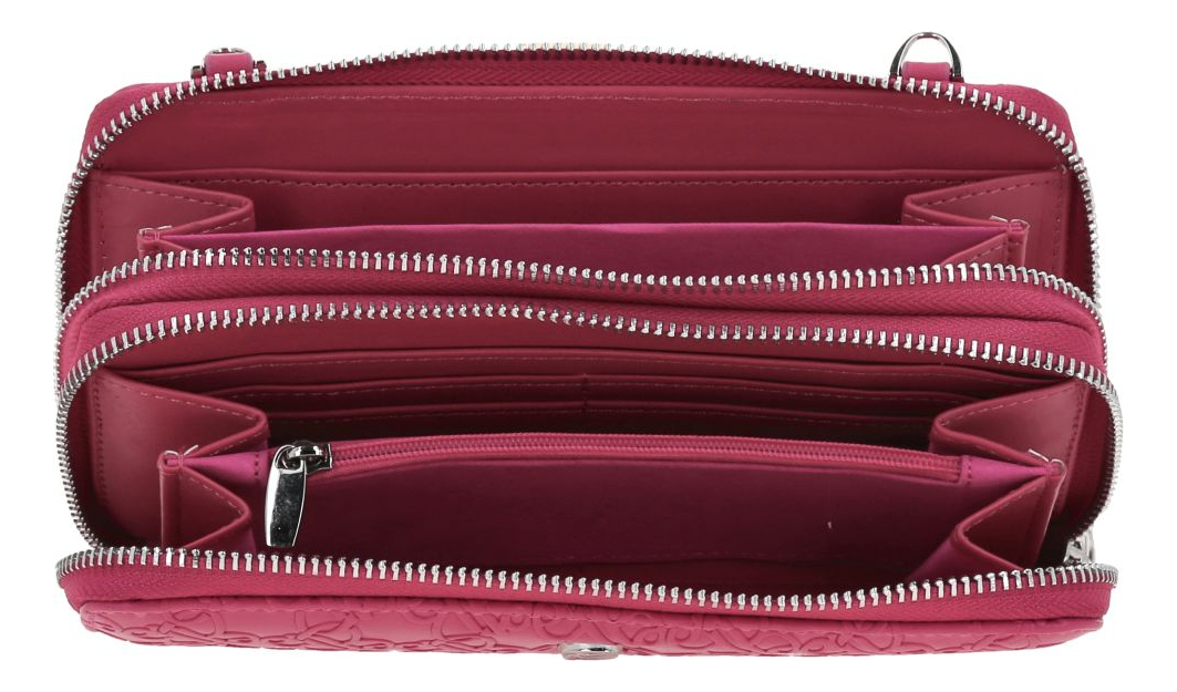 Cartera Barbie Gorett America Br25003-p Color Rosa Diseño De La Tela Monograma - vista 2