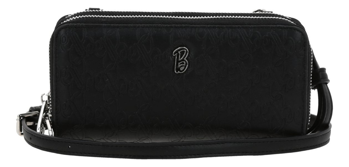 Cartera Barbie Gorett Wallet America Negro Con Monedero Diseño De La Tela Gráfico Embosado
