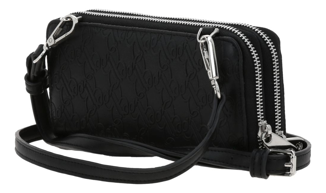 Cartera Barbie Gorett Wallet America Negro Con Monedero Diseño De La Tela Gráfico Embosado 2