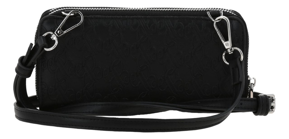 Cartera Barbie Gorett Wallet America Negro Con Monedero Diseño De La Tela Gráfico Embosado 5