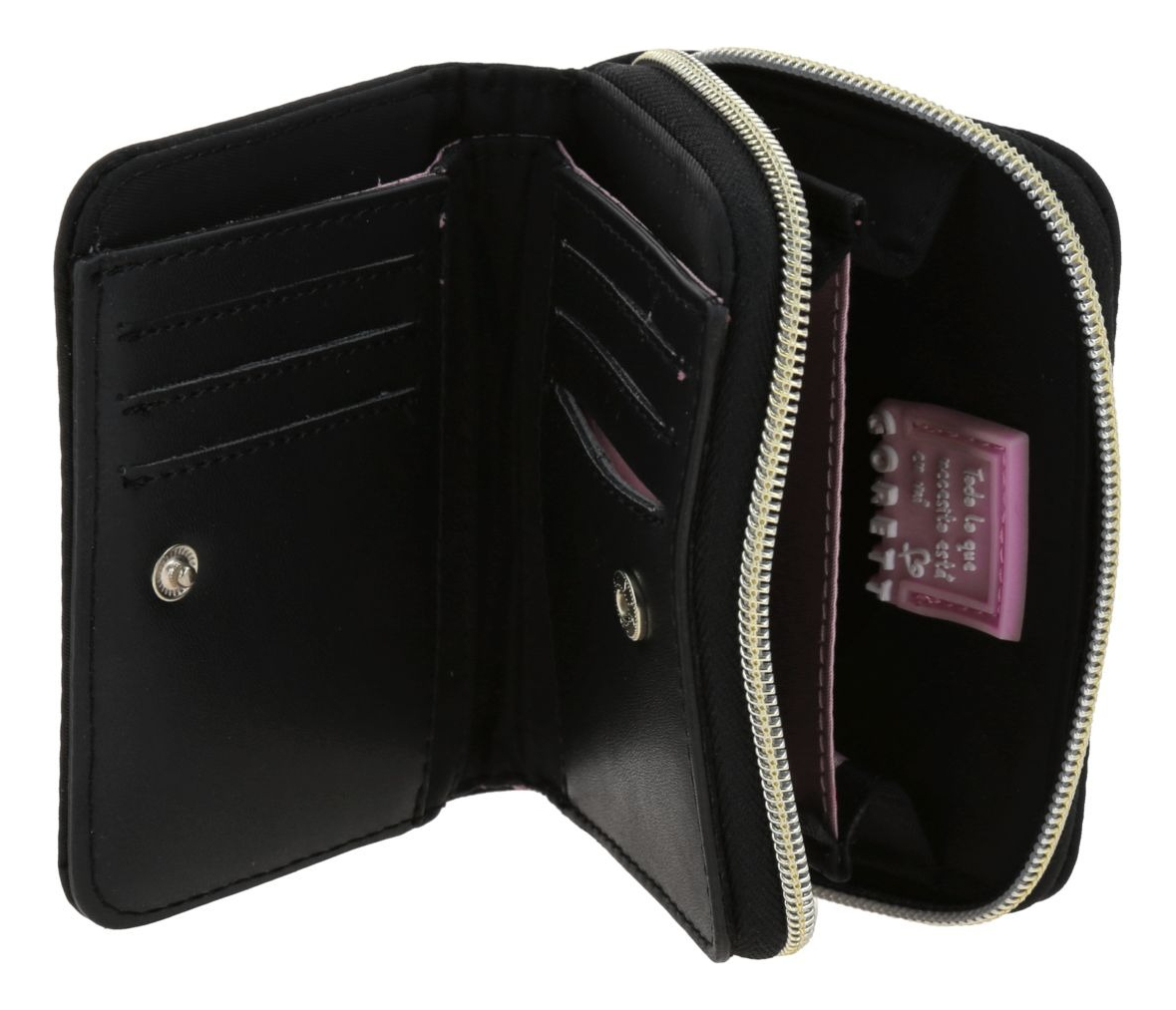 Cartera Chenson Gorret Panth Color Negro Gs25101-3 Para Dama - vista 2