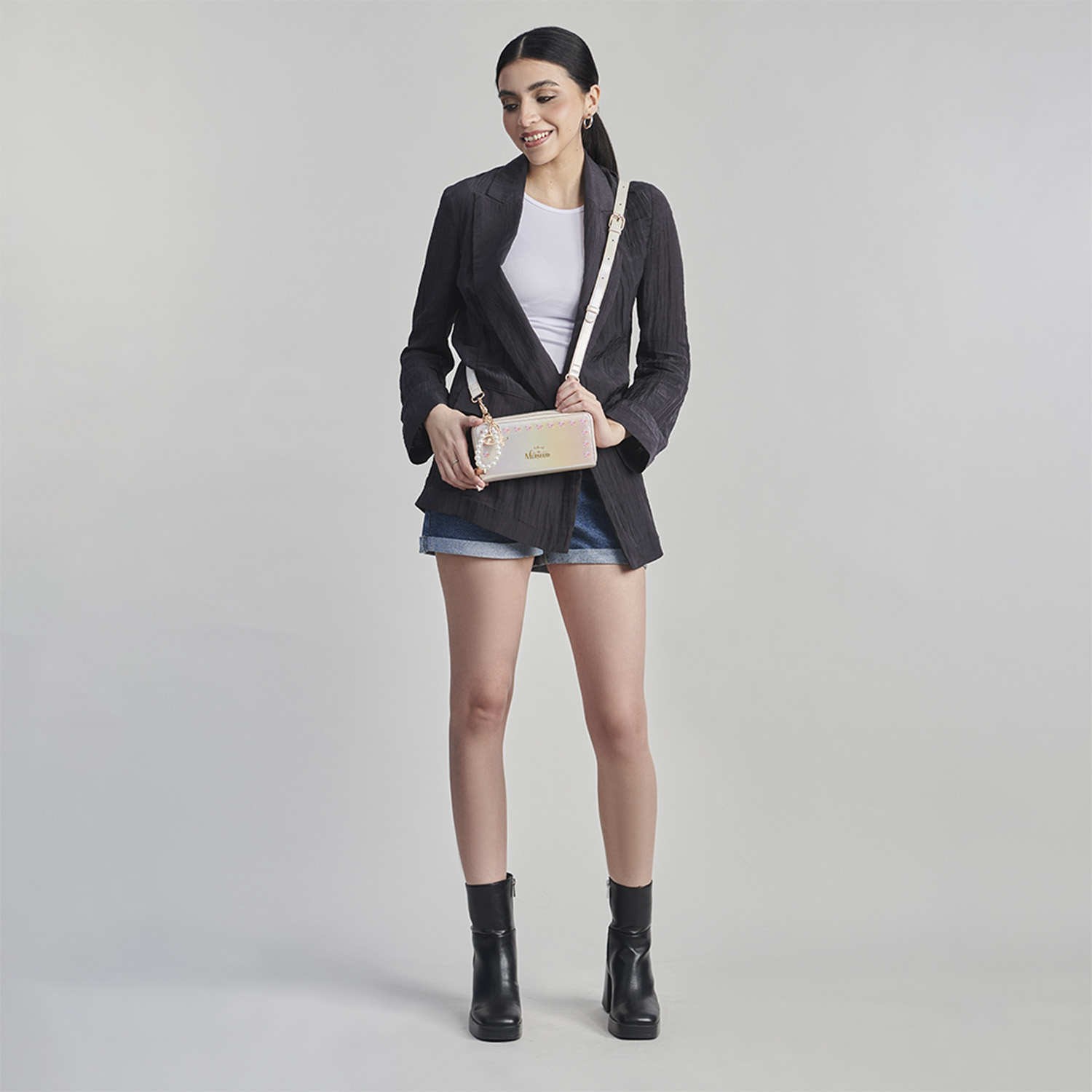 Cartera escolar para niña Princesas by Chenson en color rosa – Doble compartimento - vista 2