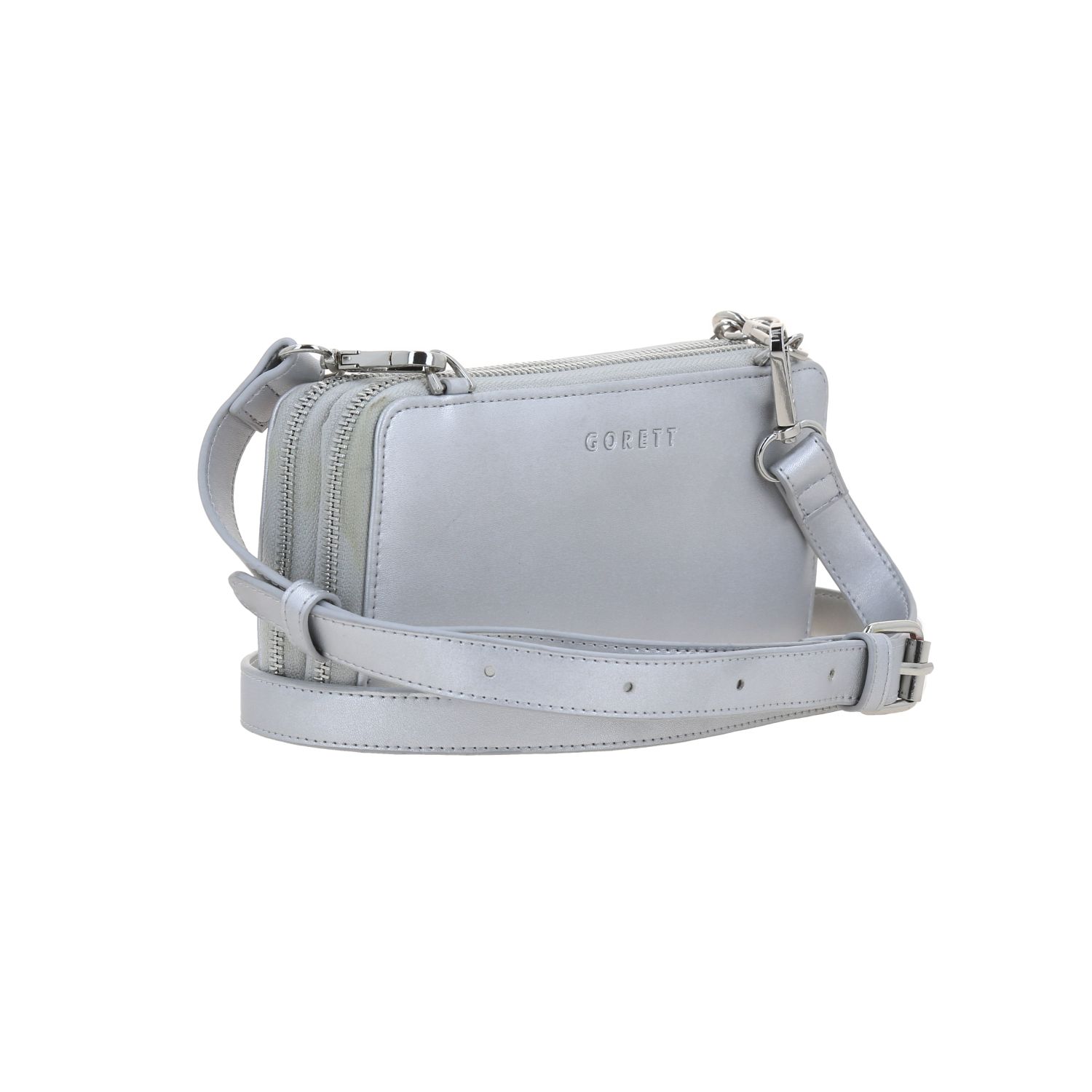 Cartera escolar para niña Princesas by Chenson plateada con doble compartimento 3