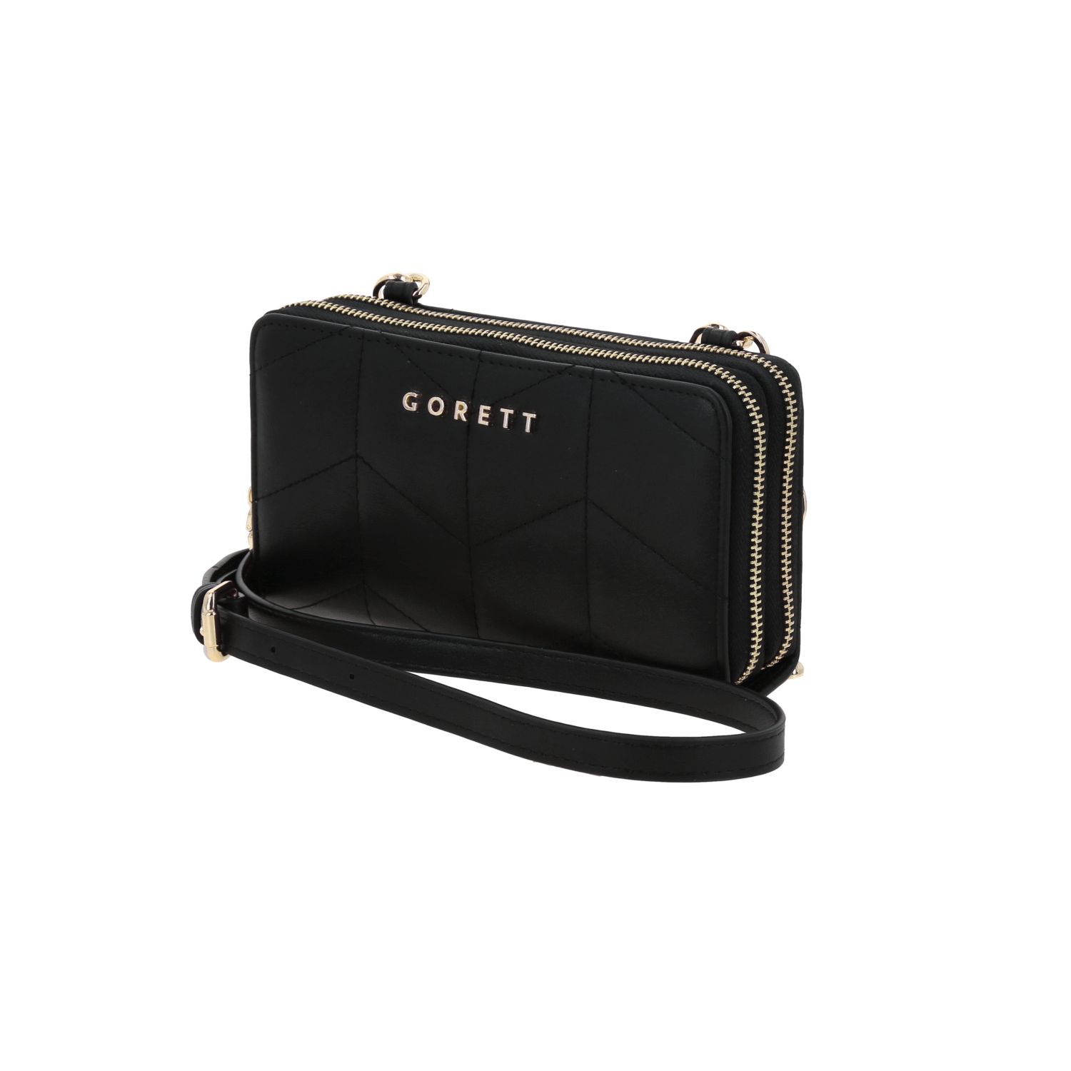 Cartera Gorétt by Chenson Negro Doble Compartimento para Mujer 2