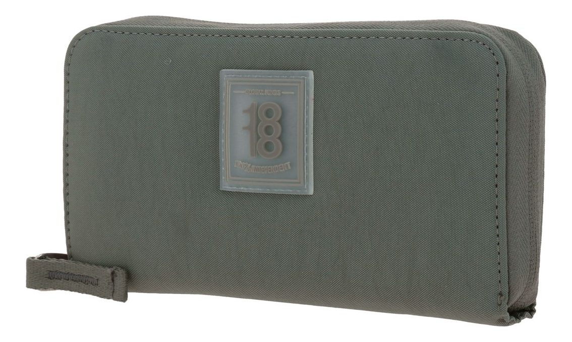 Cartera Para Mujer Chenson Juvenil 1818 Verde Militar Zilp Diseño De La Tela Liso - vista 2