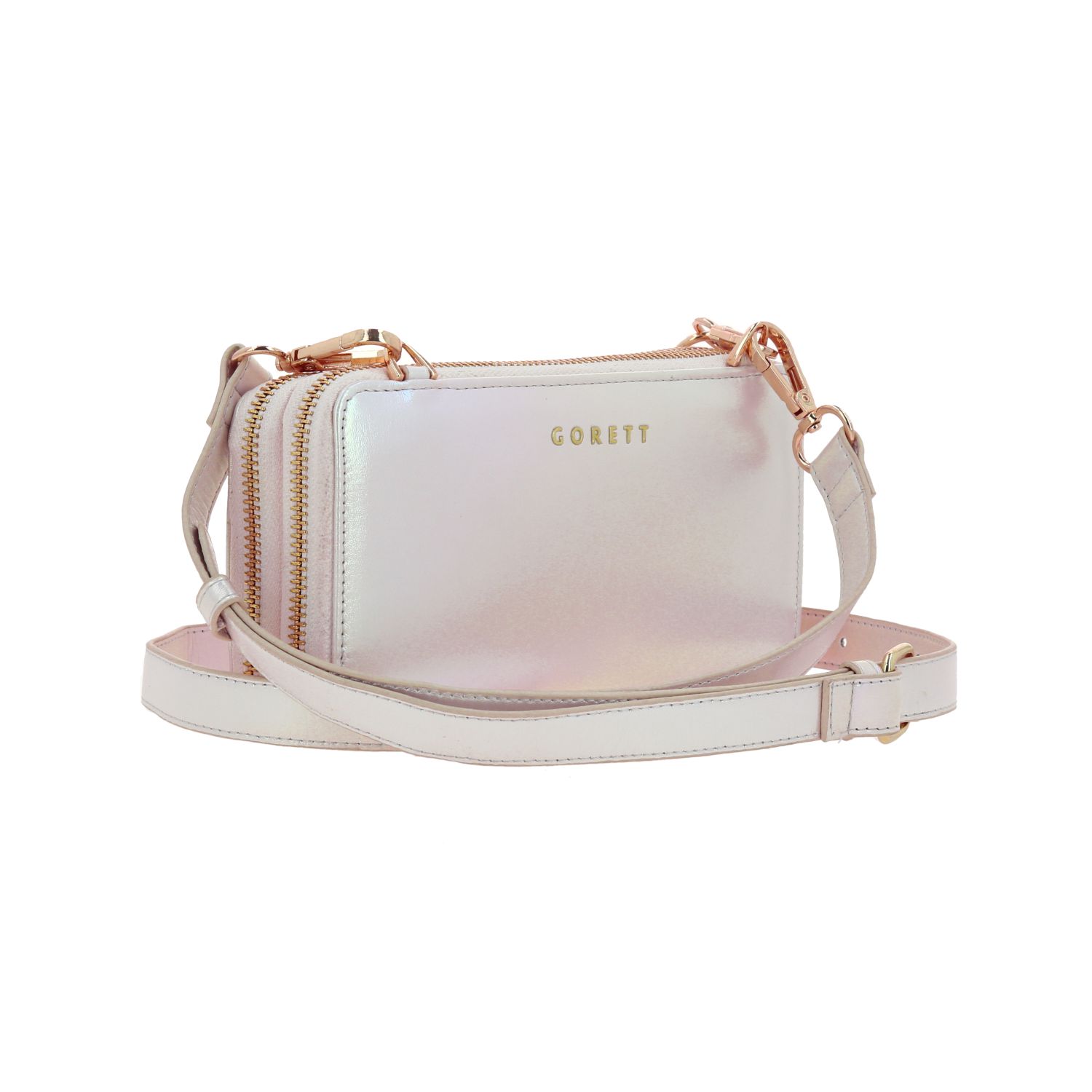 Cartera para niña Princesas by Chenson Blanca con doble compartimento 3