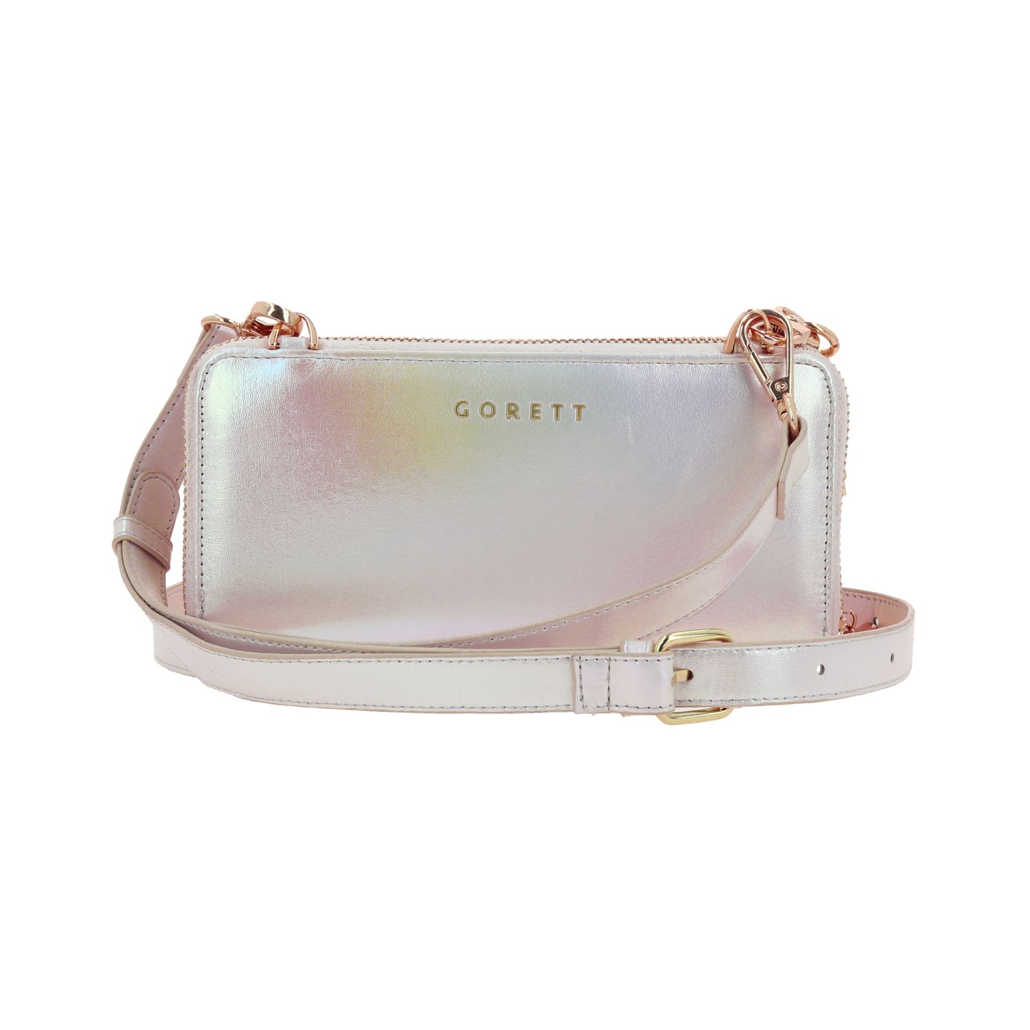 Cartera para niña Princesas by Chenson Blanca con doble compartimento 4