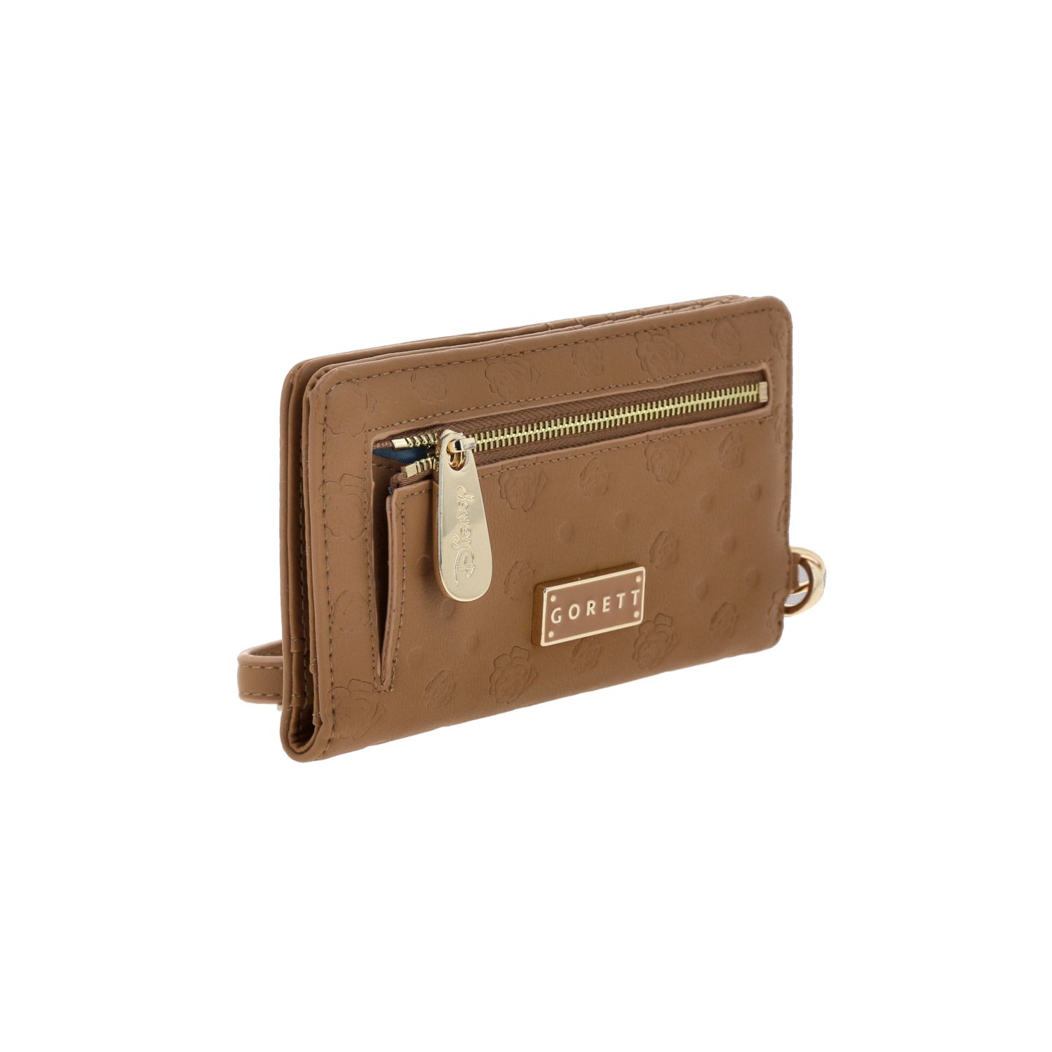 Cartera para niña Princesas by Chenson color café con tarjetero y billetero 3