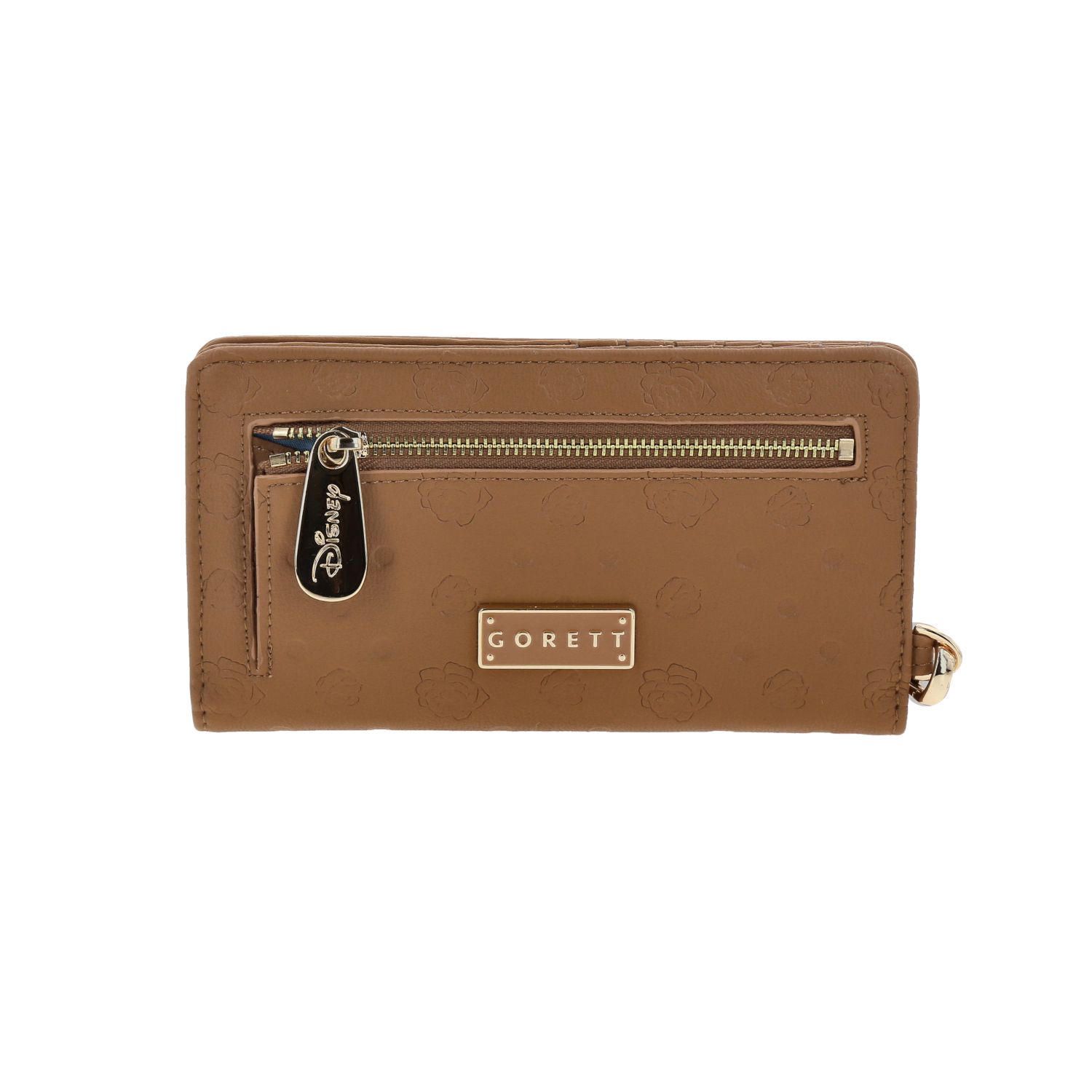 Cartera para niña Princesas by Chenson color café con tarjetero y billetero 4