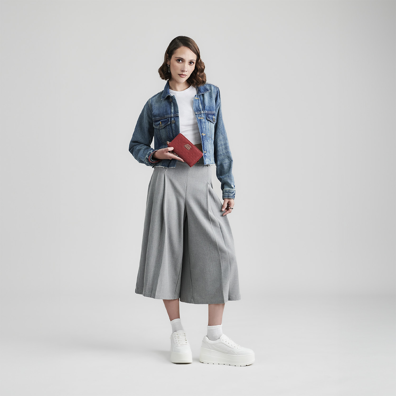 Cartera para niña Princesas by Chenson color magenta con tarjetero interno - vista 2