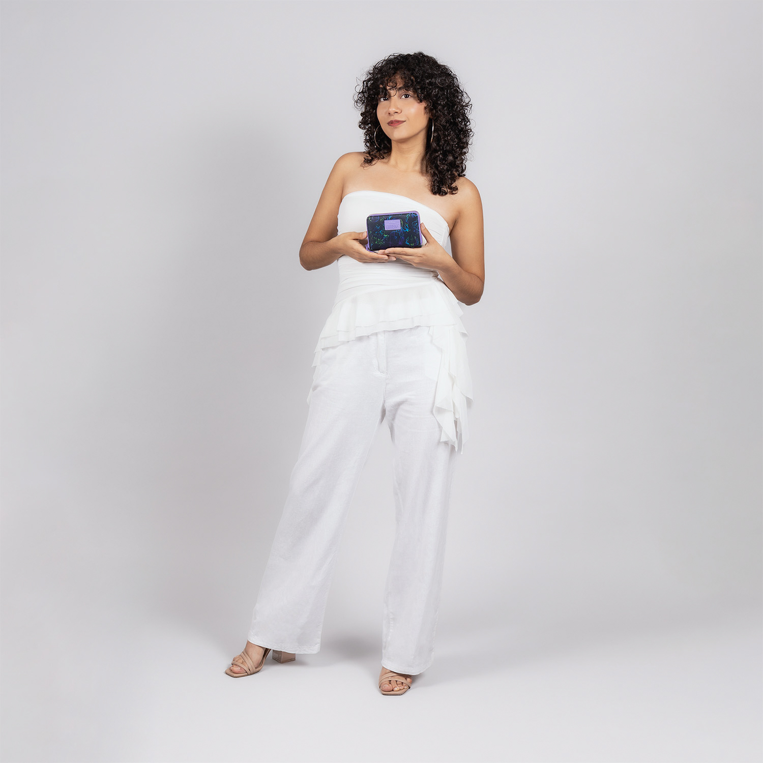 Cartera Villanas by Chenson negra con triple compartimento para mujer - vista 2