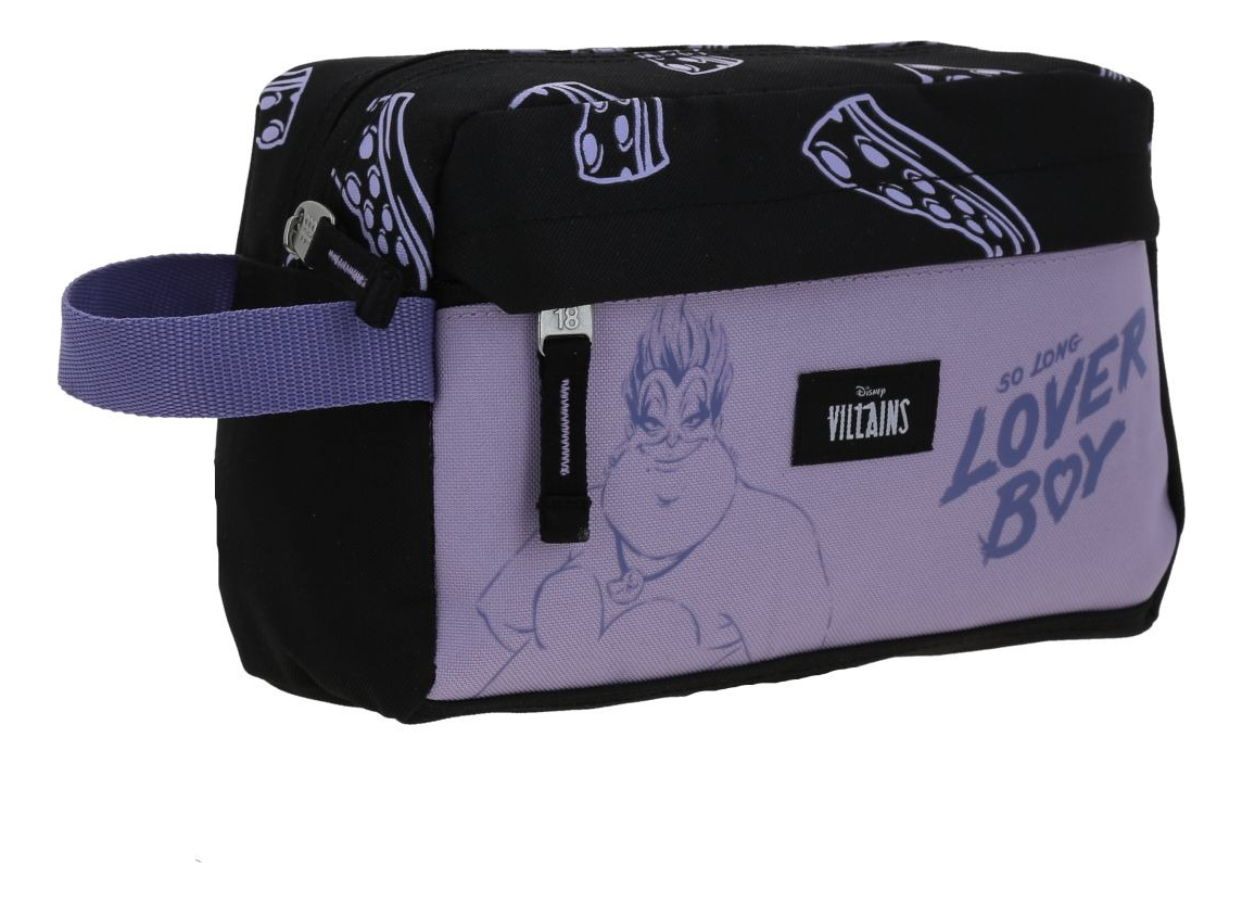 Cosmetiquera Disney Villains Ursula Lover Vi66424 Diec18cho Color Violeta/negro Diseño De La Tela Estampado 2