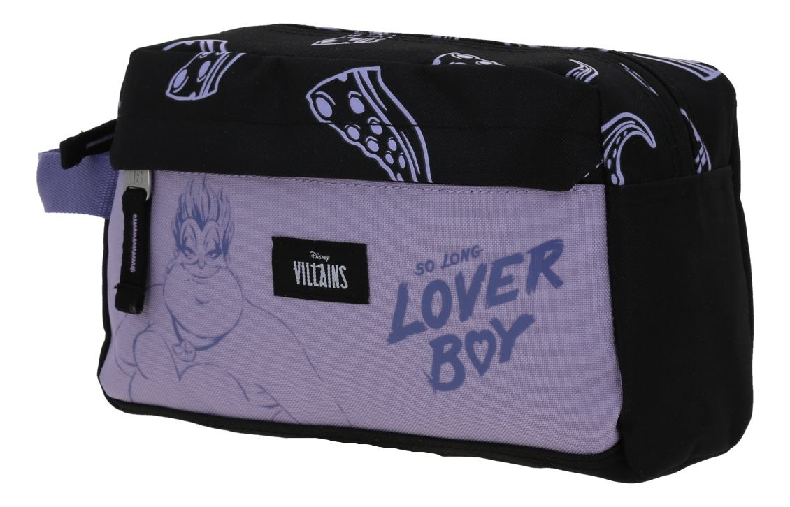 Cosmetiquera Disney Villains Ursula Lover Vi66424 Diec18cho Color Violeta/negro Diseño De La Tela Estampado 3