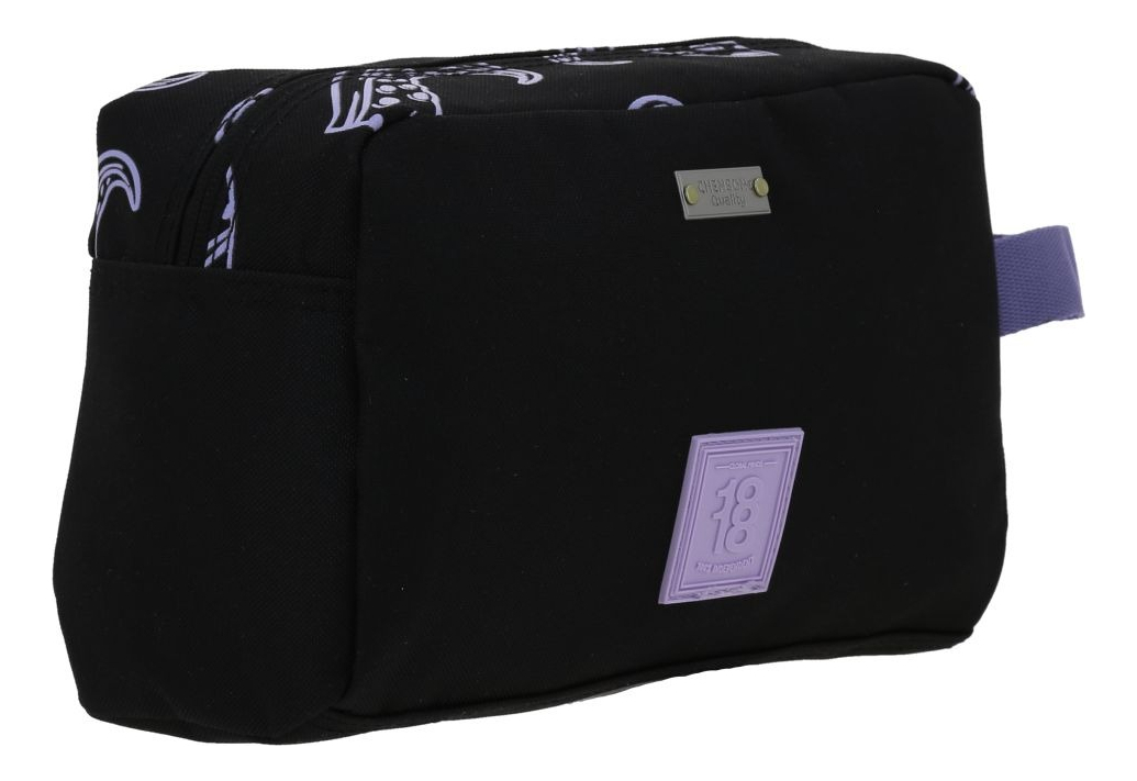 Cosmetiquera Disney Villains Ursula Lover Vi66424 Diec18cho Color Violeta/negro Diseño De La Tela Estampado 5