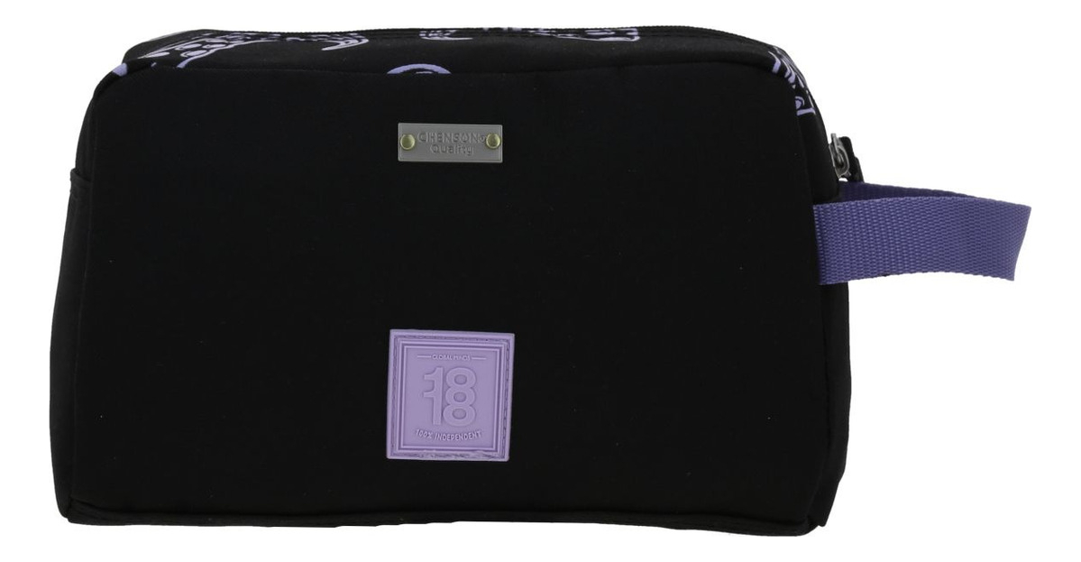 Cosmetiquera Disney Villains Ursula Lover Vi66424 Diec18cho Color Violeta/negro Diseño De La Tela Estampado - vista 2