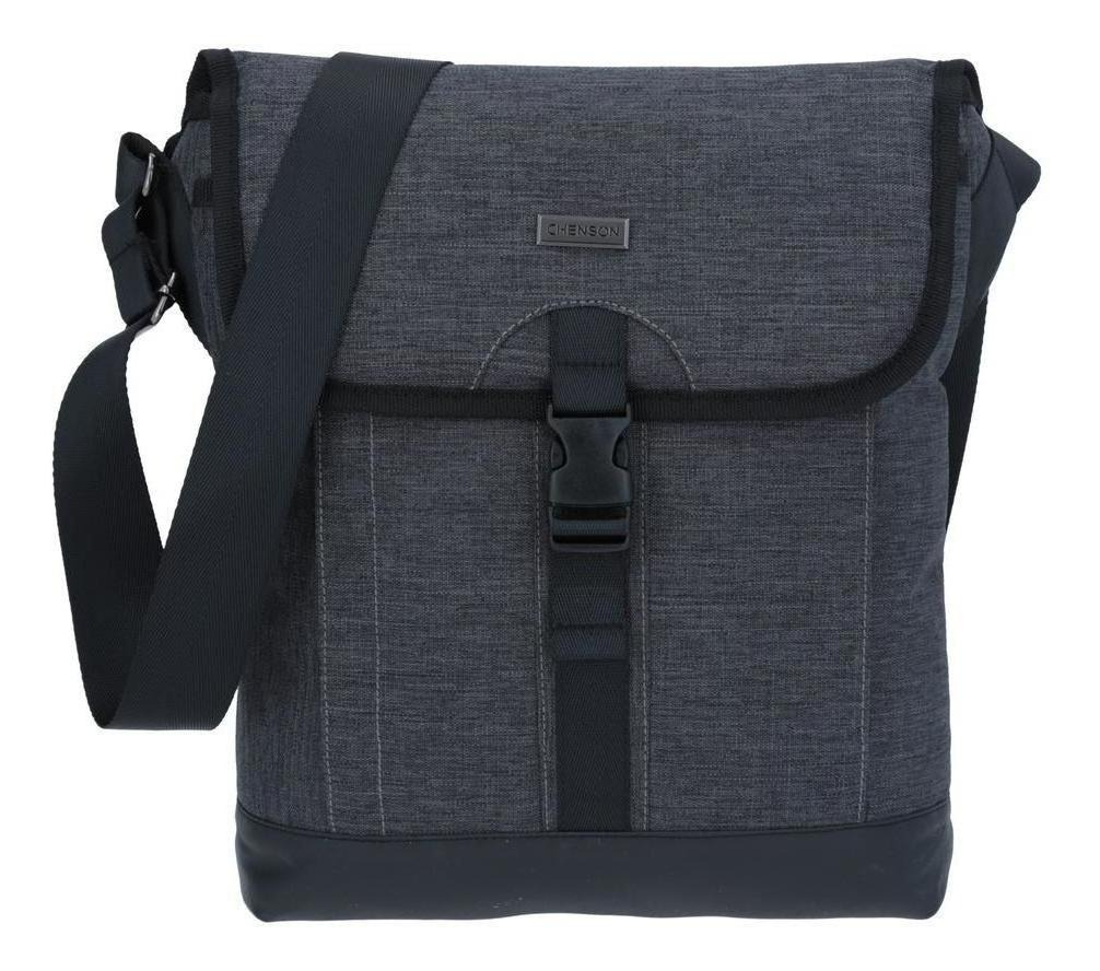 Crossbody Caballero Chenson Pro Dram Color Negro