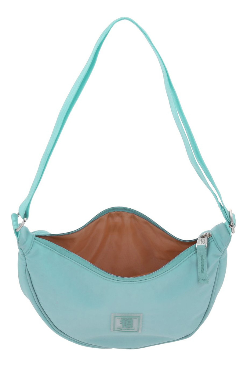 Crossbody Chenson 1818 Celeste Zilp Asa Ajustable 1866552-t Acabado De Los Herrajes Níquel Diseño De La Tela Lisa 2