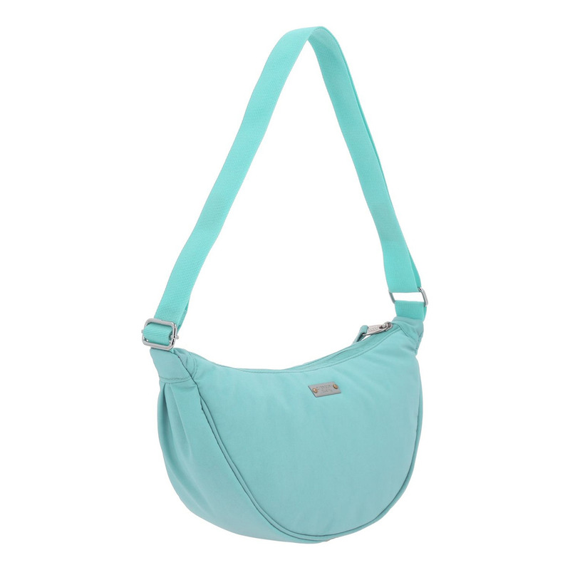 Crossbody Chenson 1818 Celeste Zilp Asa Ajustable 1866552-t Acabado De Los Herrajes Níquel Diseño De La Tela Lisa 3