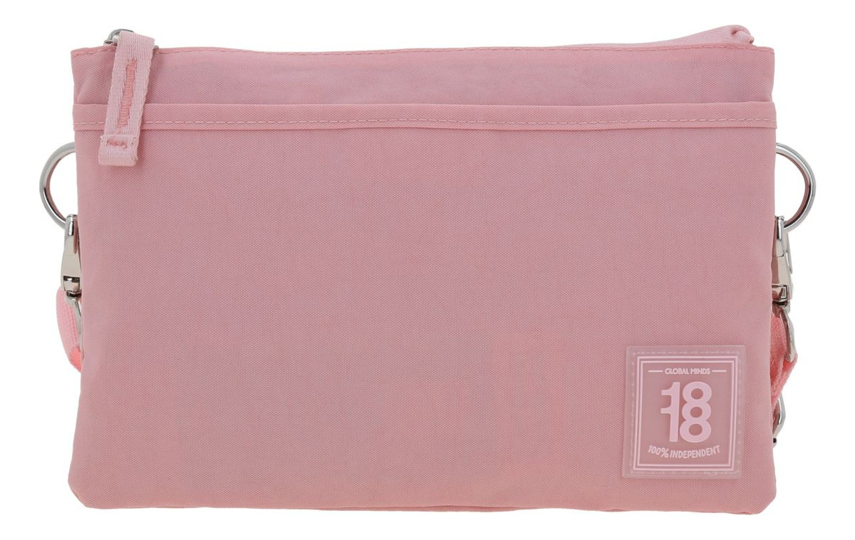 Crossbody Chenson 1818 Dama 1866547-p Rosa Acabado De Los Herrajes Níquel Diseño De La Tela Lisa