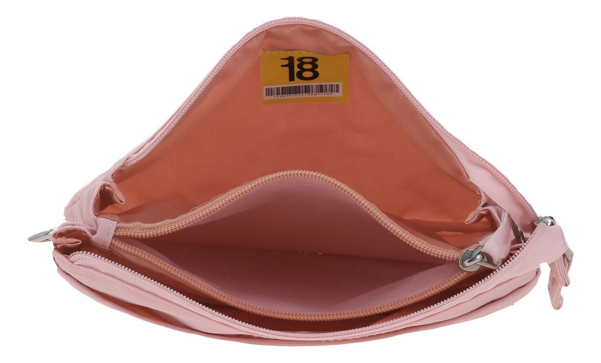 Crossbody Chenson 1818 Dama 1866547-p Rosa Acabado De Los Herrajes Níquel Diseño De La Tela Lisa 2