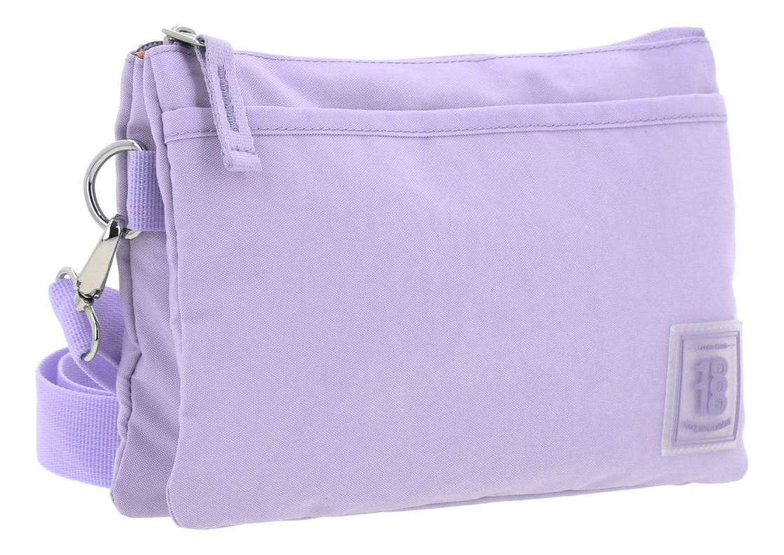 Crossbody Chenson 1818 Lila Zilp Impermeable 1866547-v Acabado De Los Herrajes Níquel Diseño De La Tela Lisa 2