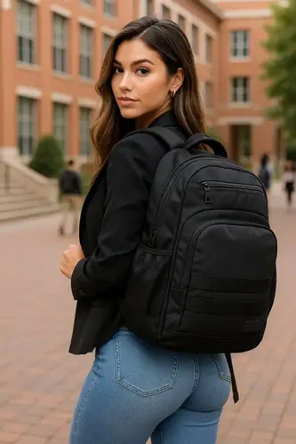 Mochila PI Negro | Diseño Premium Resistente