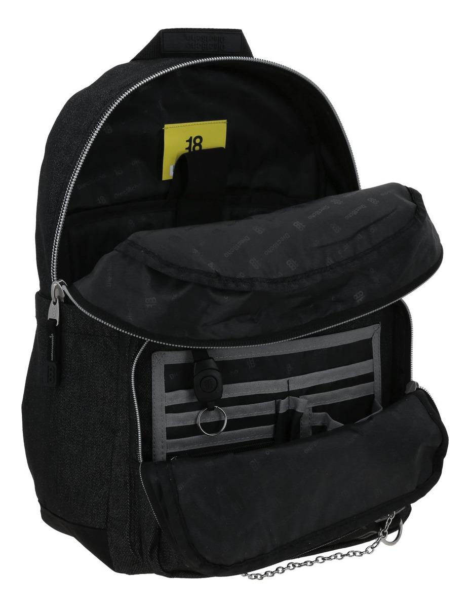 Kit De Mochila Lonchera Y Lapicera Chenson 1818 Nina Color Negro 4