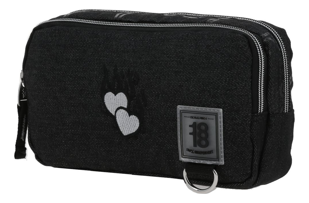 Kit De Mochila Lonchera Y Lapicera Chenson 1818 Nina Color Negro - vista 2