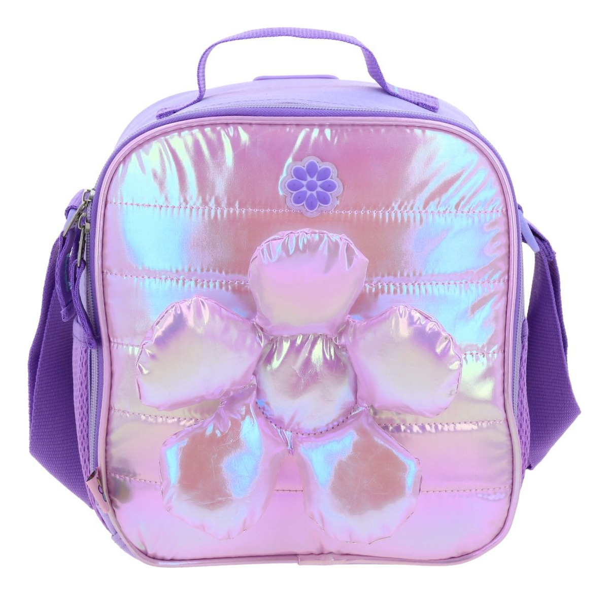 Kit Escolar Chenson Happy Girl Mochila Lapicera Y Lonchera Primaria Color Violeta 5