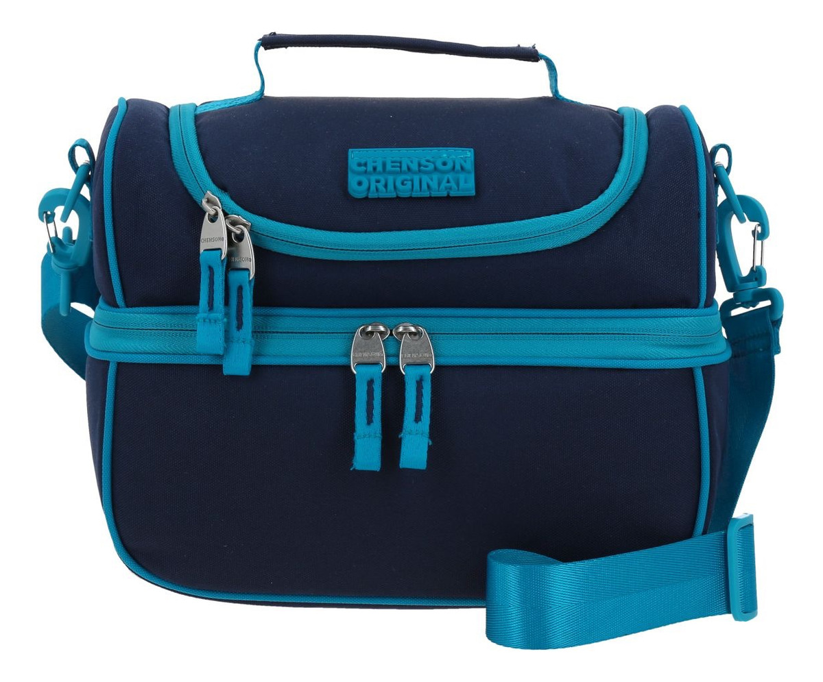 Kit Escolar Chenson Original Strong Mochila Lapicera Y Lonchera Color Turquesa 5