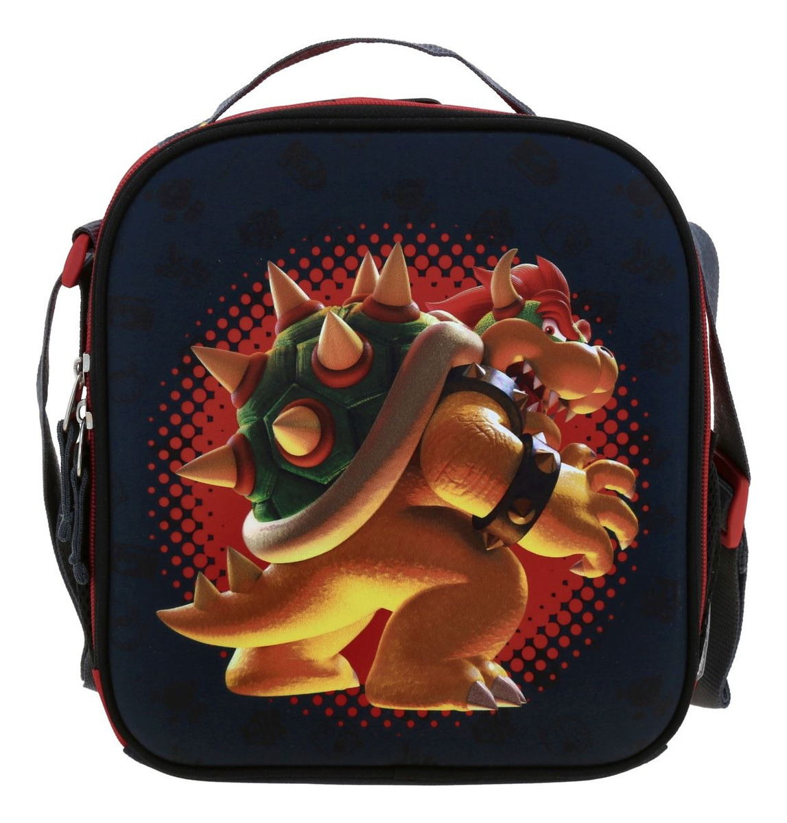 Kit Escolar Chenson Super Mario Bowser Bowie Mochila Lapicera Y Lonchera Negro 5
