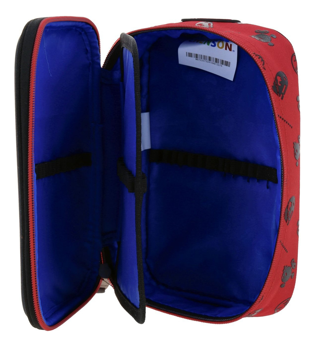 Kit Escolar Chenson Super Mario Bowser Bowie Mochila Lapicera Y Lonchera Negro - vista 2