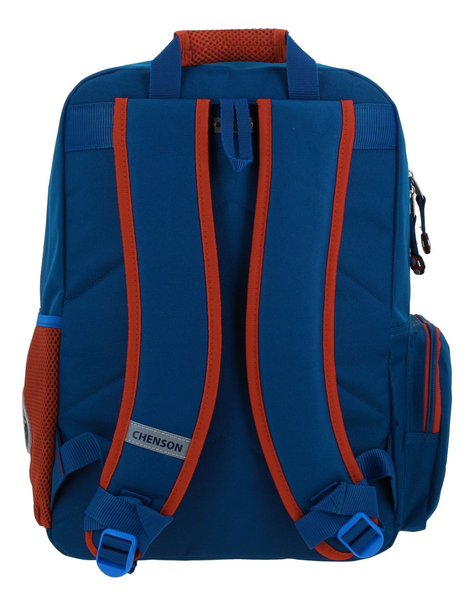 Kit Escolar Chenson Super Mario Brife Mochila Lonchera Y Lapicera Color Azul 3