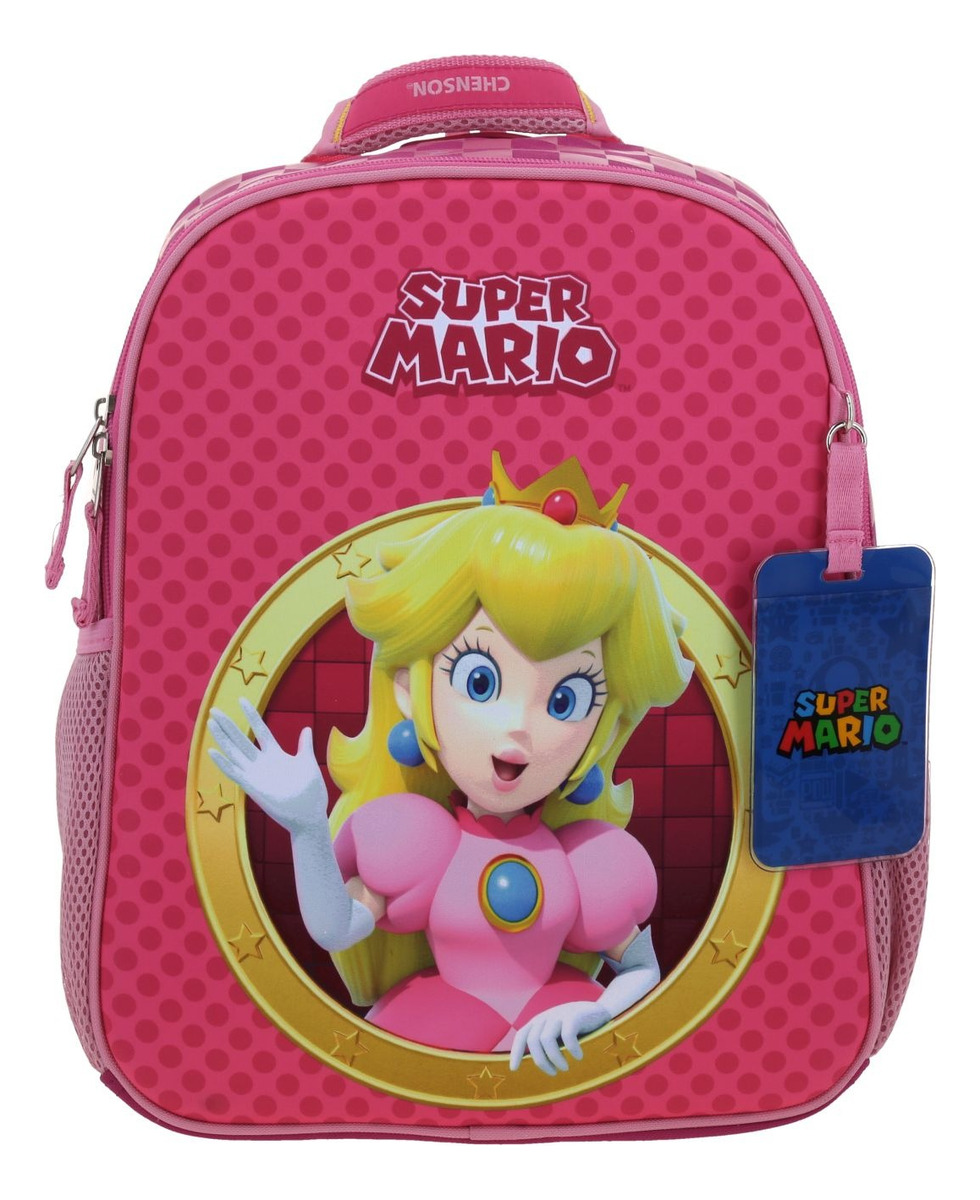 Kit Escolar Chenson Super Mario Peach Barb Mochila Lapicera Y Lonchera Rosa, Niñas 2