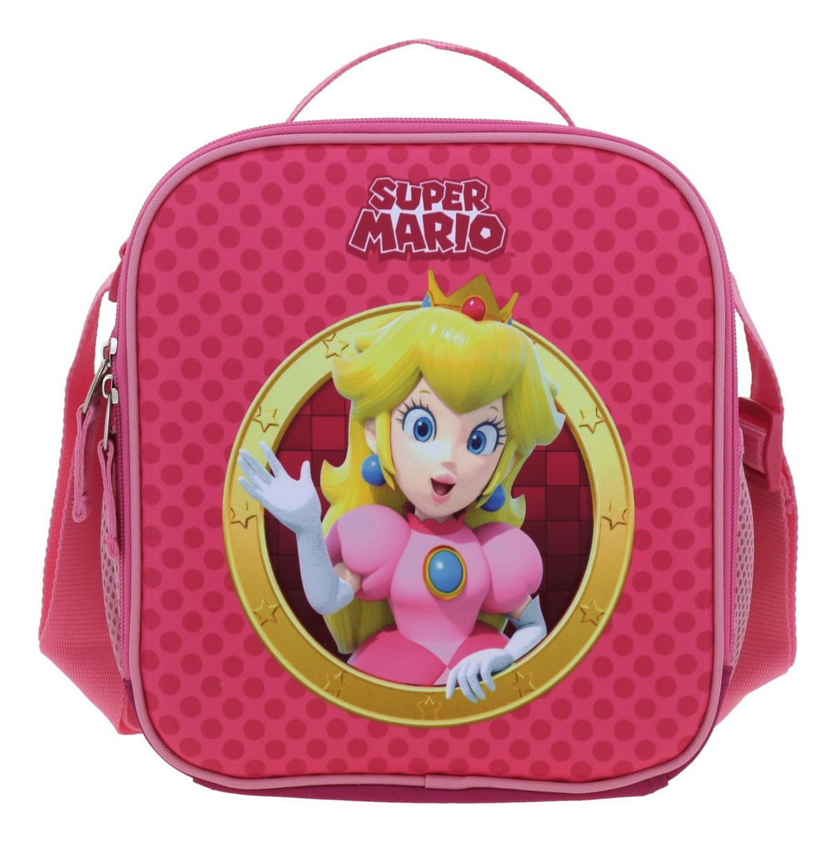 Kit Escolar Chenson Super Mario Peach Barb Mochila Lapicera Y Lonchera Rosa, Niñas 5