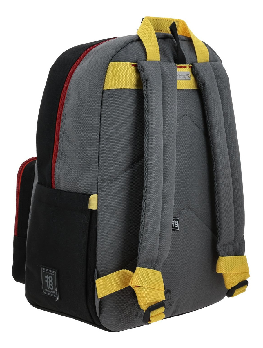 Kit Escolar Mochila Lapicera Y Lonchera Chenson Deadpool Pulver Gris 3